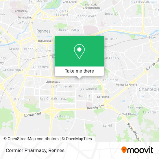 Cormier Pharmacy map