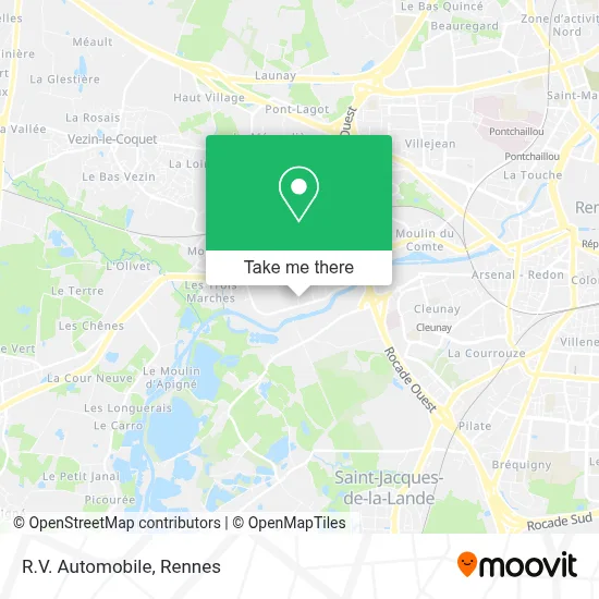 R.V. Automobile map
