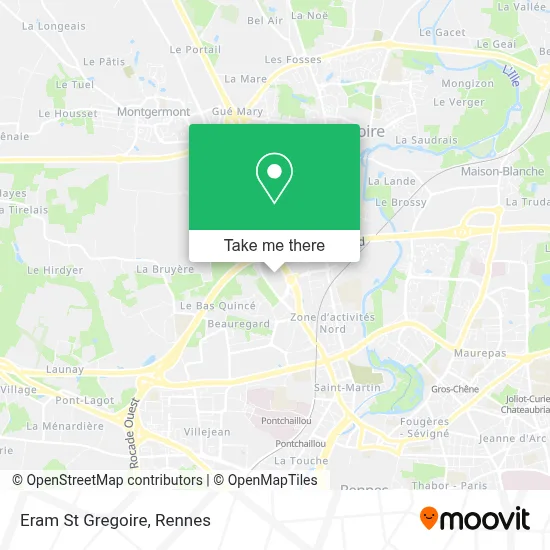 Eram St Gregoire map