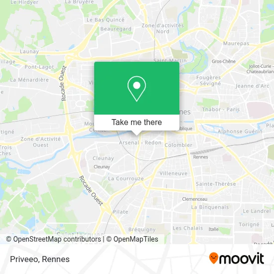 Priveeo map