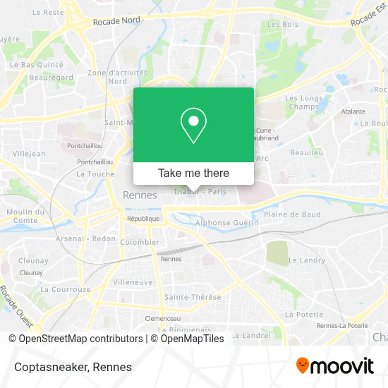 Mapa Coptasneaker