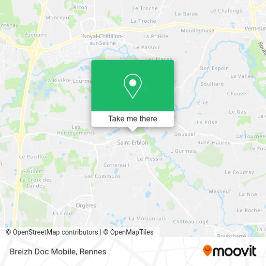 Breizh Doc Mobile map