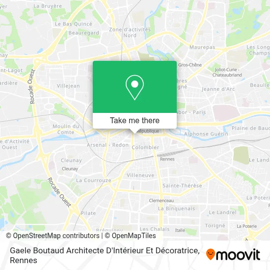 Gaele Boutaud Architecte D'Intérieur Et Décoratrice map