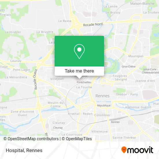 Hopital map