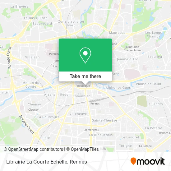Librairie La Courte Echelle map