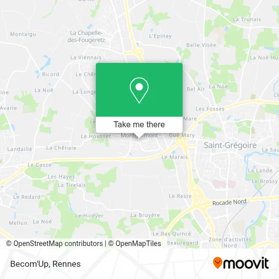 Becom'Up map