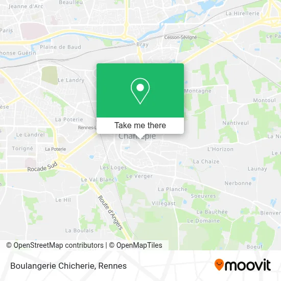 Boulangerie Chicherie map