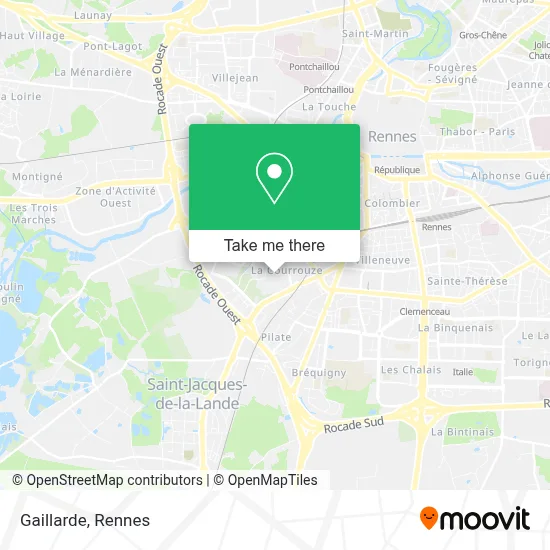 Gaillarde map