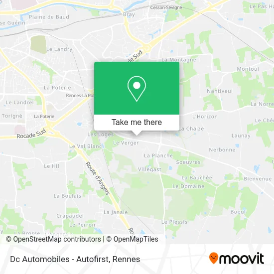 Dc Automobiles - Autofirst map
