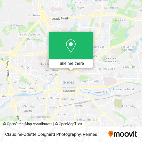 Claudine-Odette Coignard Photography map
