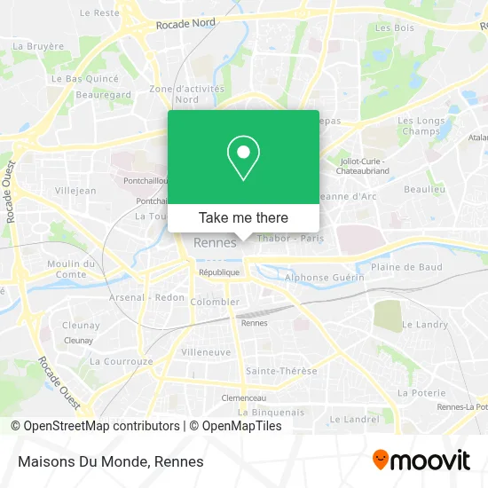 Maisons Du Monde map