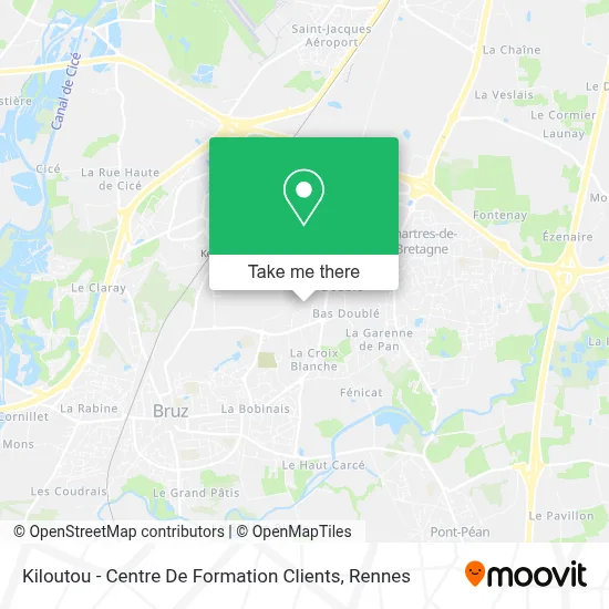 Kiloutou - Centre De Formation Clients map