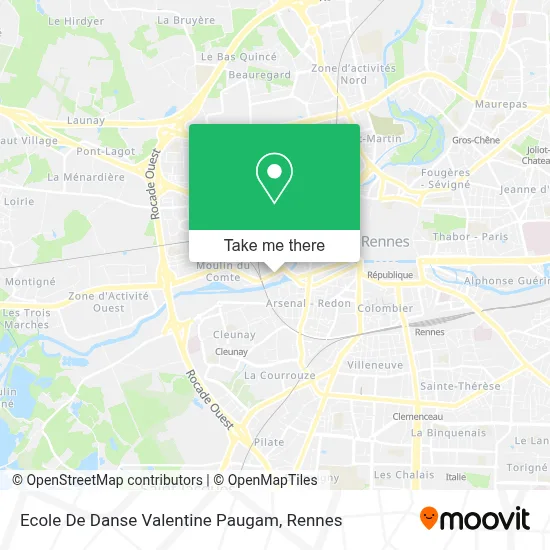 Ecole De Danse Valentine Paugam map