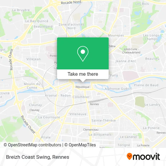Breizh Coast Swing map