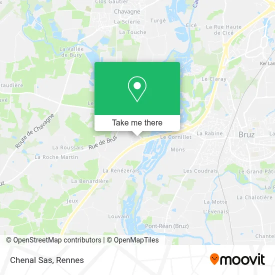 Chenal Sas map
