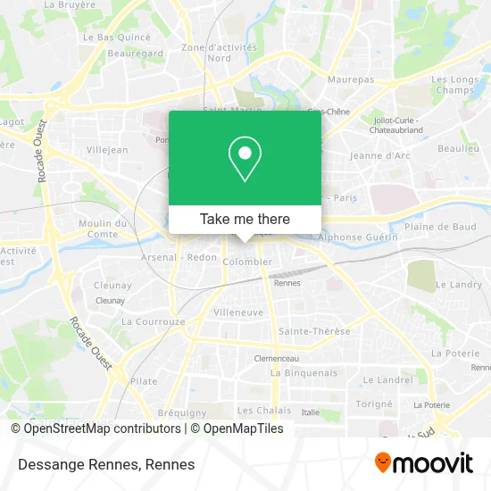 Dessange Rennes map