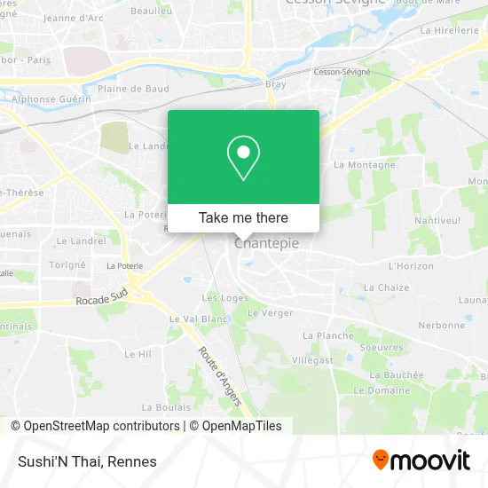 Sushi'N Thai map
