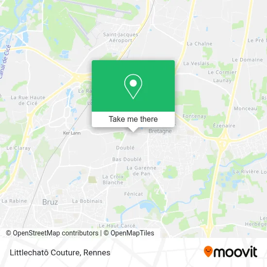 Littlechatô Couture map