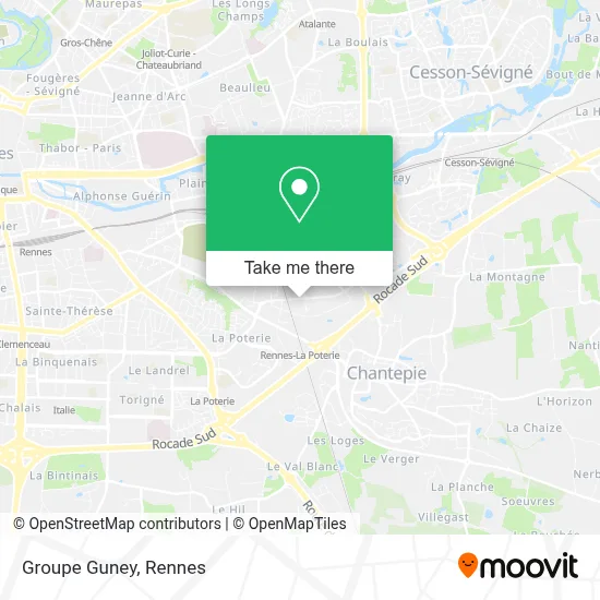 Groupe Guney map