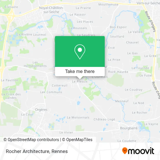 Rocher Architecture map