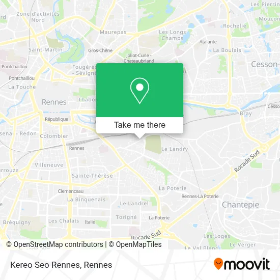 Kereo Seo Rennes map