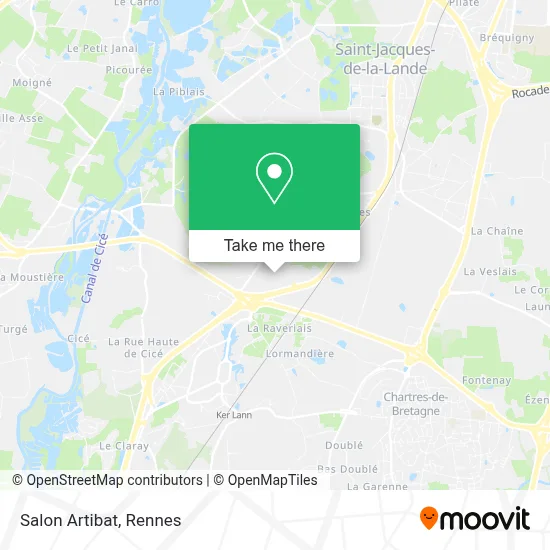 Salon Artibat map