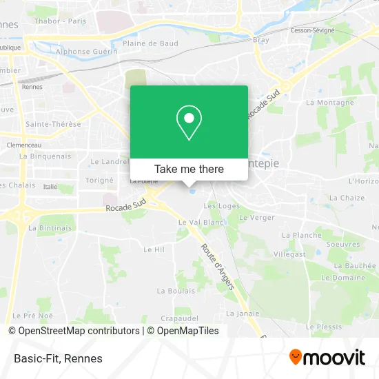 Basic-Fit map