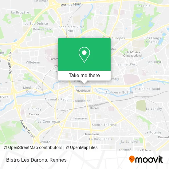 Bistro Les Darons map