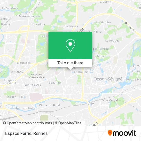 Espace Ferrié map