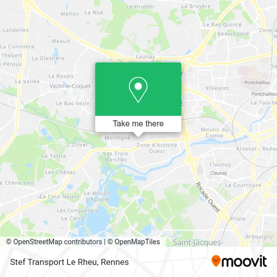 Stef Transport Le Rheu map