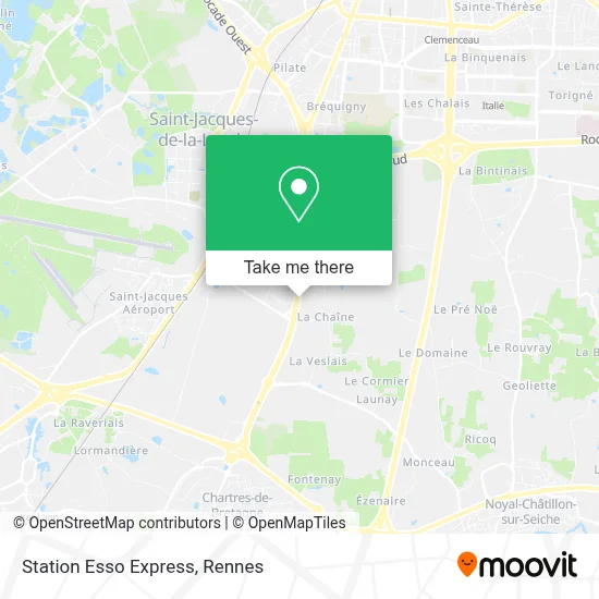 Station Esso Express map