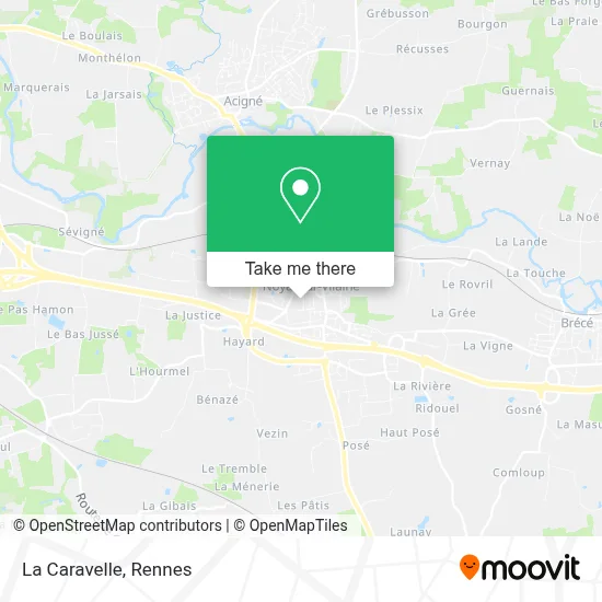 La Caravelle map