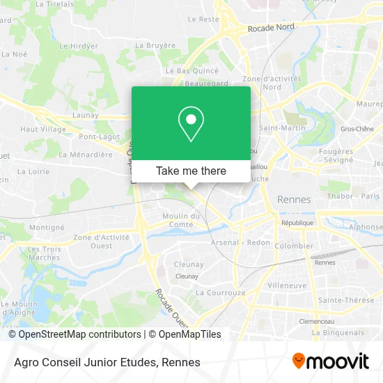 Agro Conseil Junior Etudes map