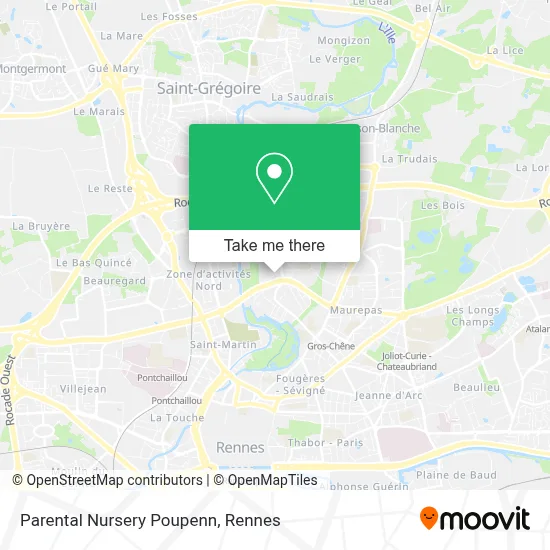 Parental Nursery Poupenn map