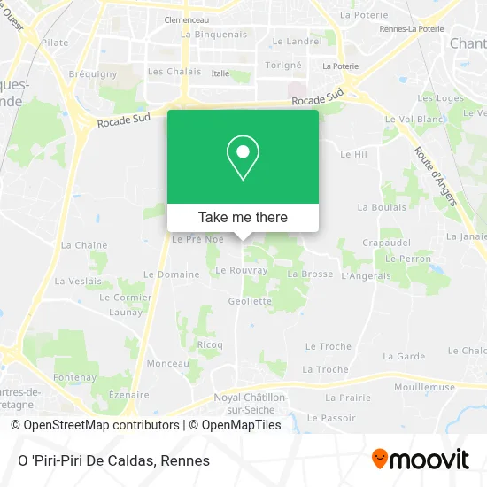 O 'Piri-Piri De Caldas map