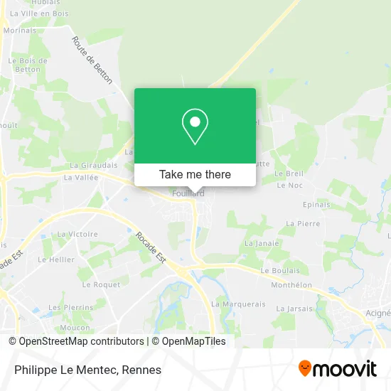 Philippe Le Mentec map