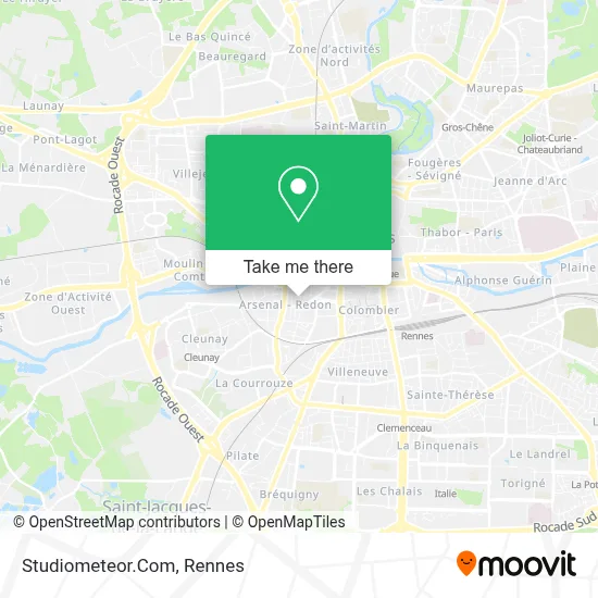 Studiometeor.Com map