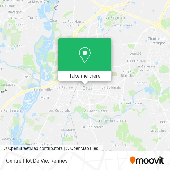 Centre Flot De Vie map