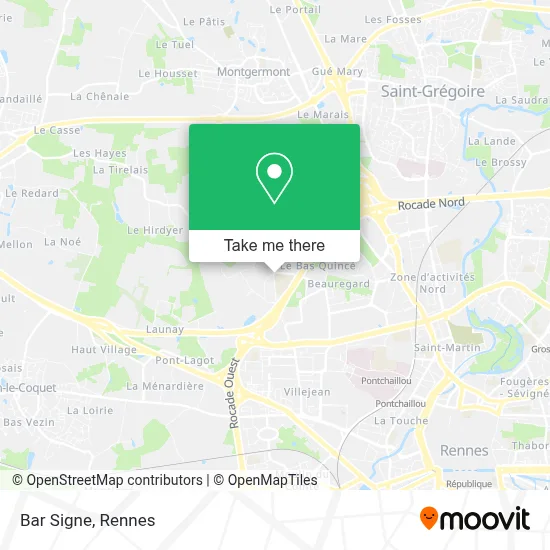 Bar Signe map