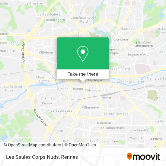 Les Saules Corps Nuds map