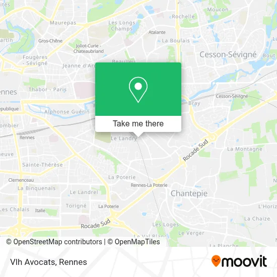 Vlh Avocats map