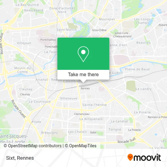 Mapa Sixt
