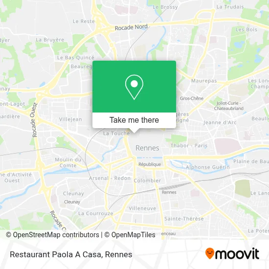 Restaurant Paola A Casa map