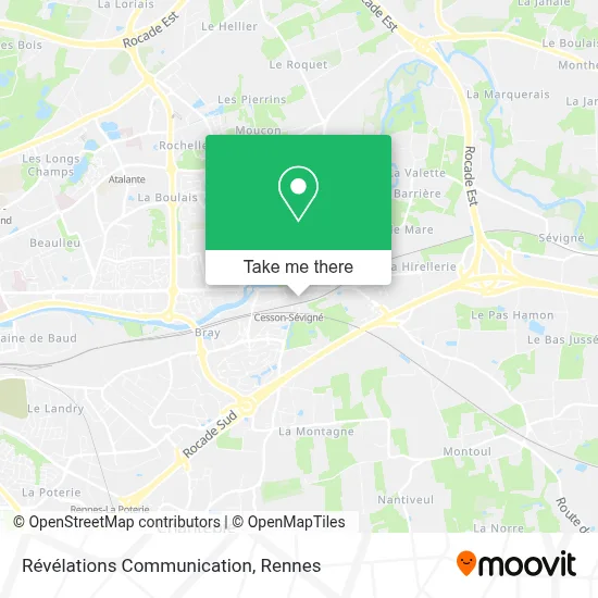 Révélations Communication map