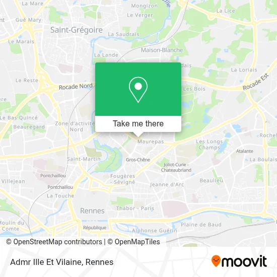 Admr Ille Et Vilaine map