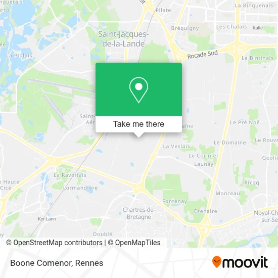 Boone Comenor map