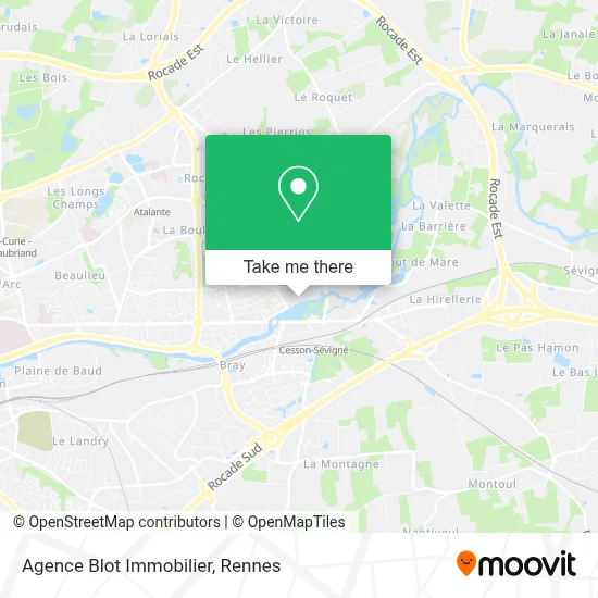 Agence Blot Immobilier map