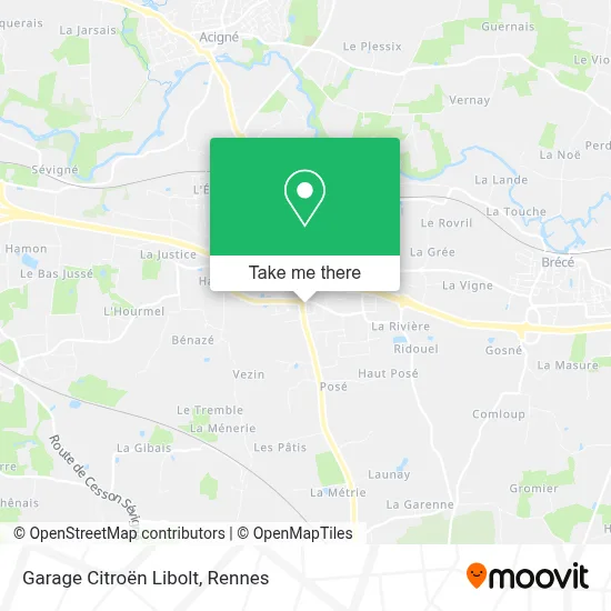Garage Citroën Libolt map