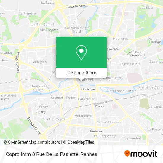 Copro Imm 8 Rue De La Psalette map