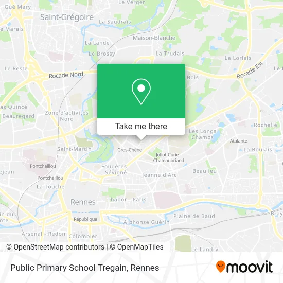 Public Primary School Tregain map